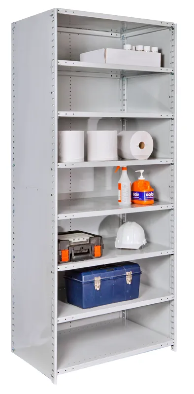 antimicrobial closed shelving
