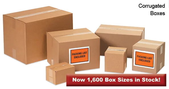 corrugated boxes