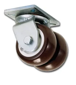 dual wheel caster
