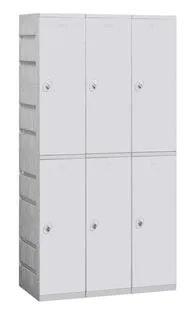 economizer double tier plastic lockers