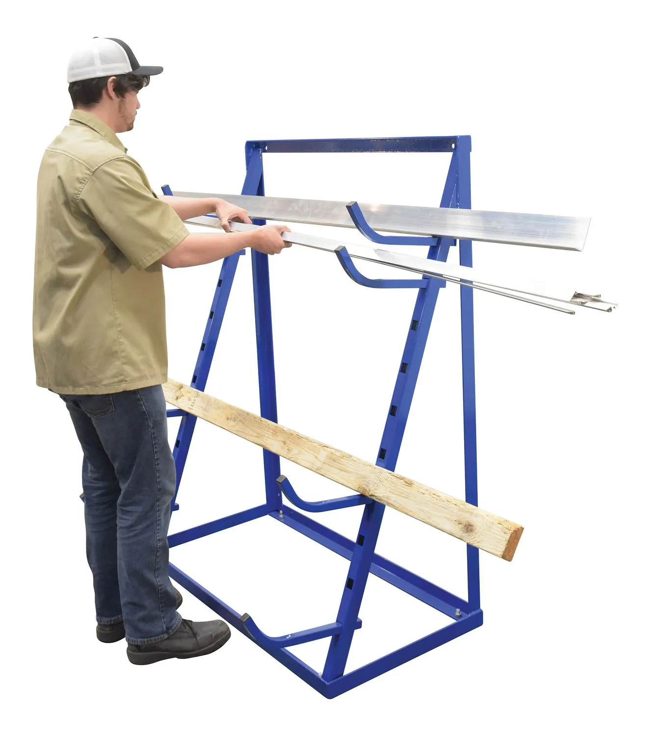 horizontal storage rack