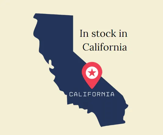 in stock in California