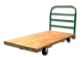 medium duty hardwood platform truck