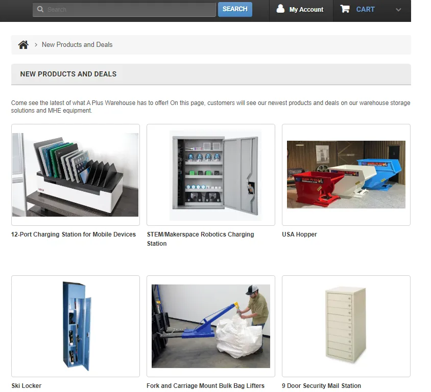 new products and deals