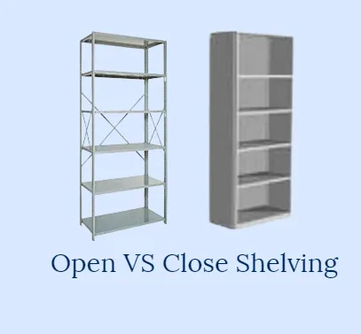 open vs closed shelving