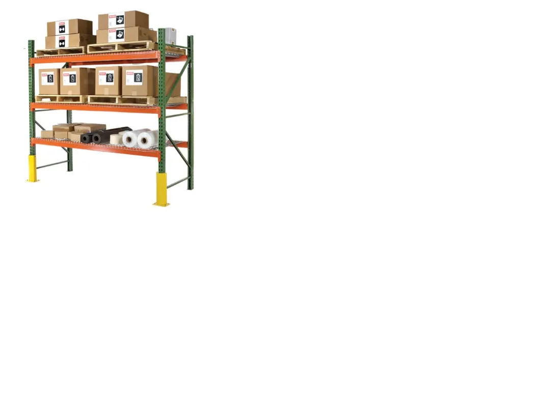 pallet racking with wire deck