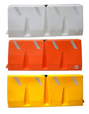 plastic jersey barrier