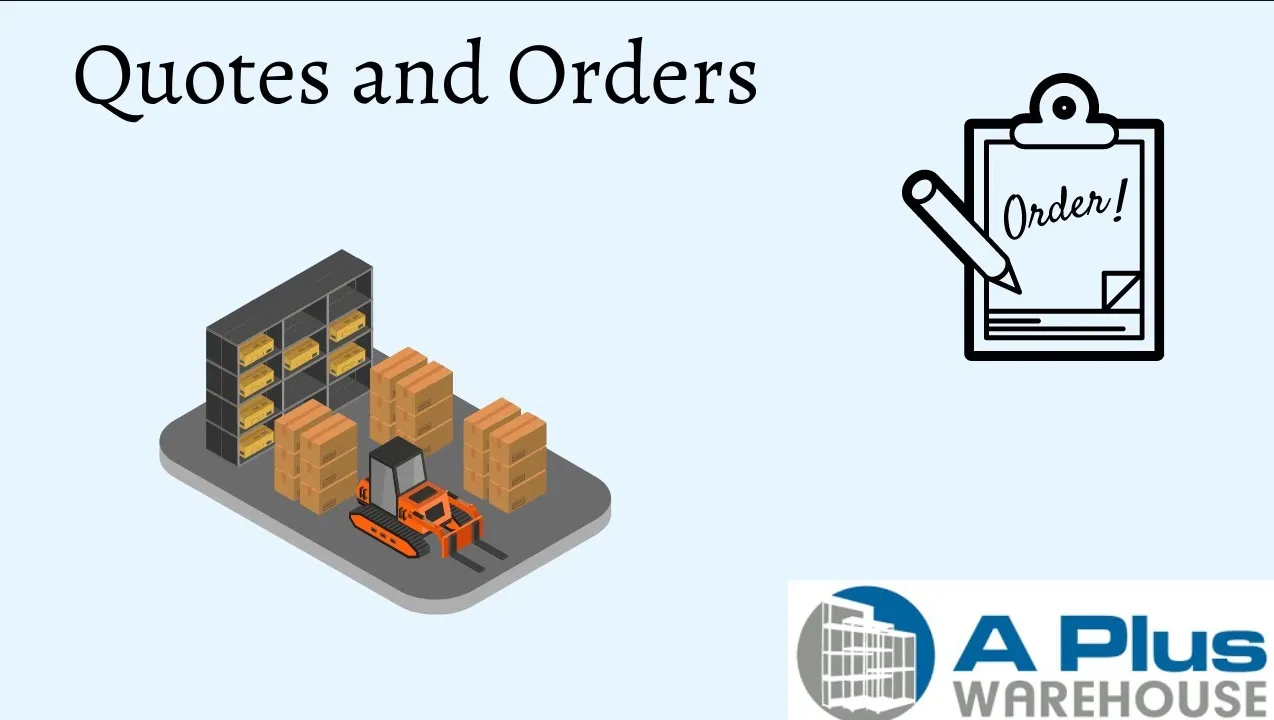 quotes and orders