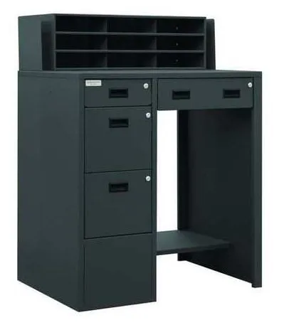 shop desk with locks included