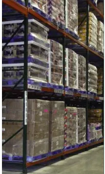 skinny pallet rack