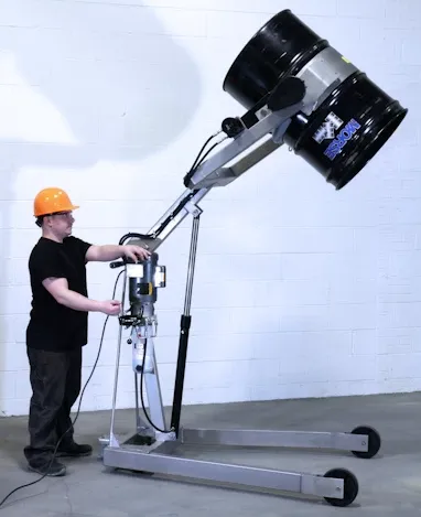 stainless steel drum lift table