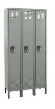 three wide school locker