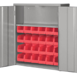 24 Bin Narrow Wall Mount Cabinet