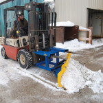 Forklift Mounted Snow Plow