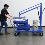 LP Tank Lifter and Truck Combination